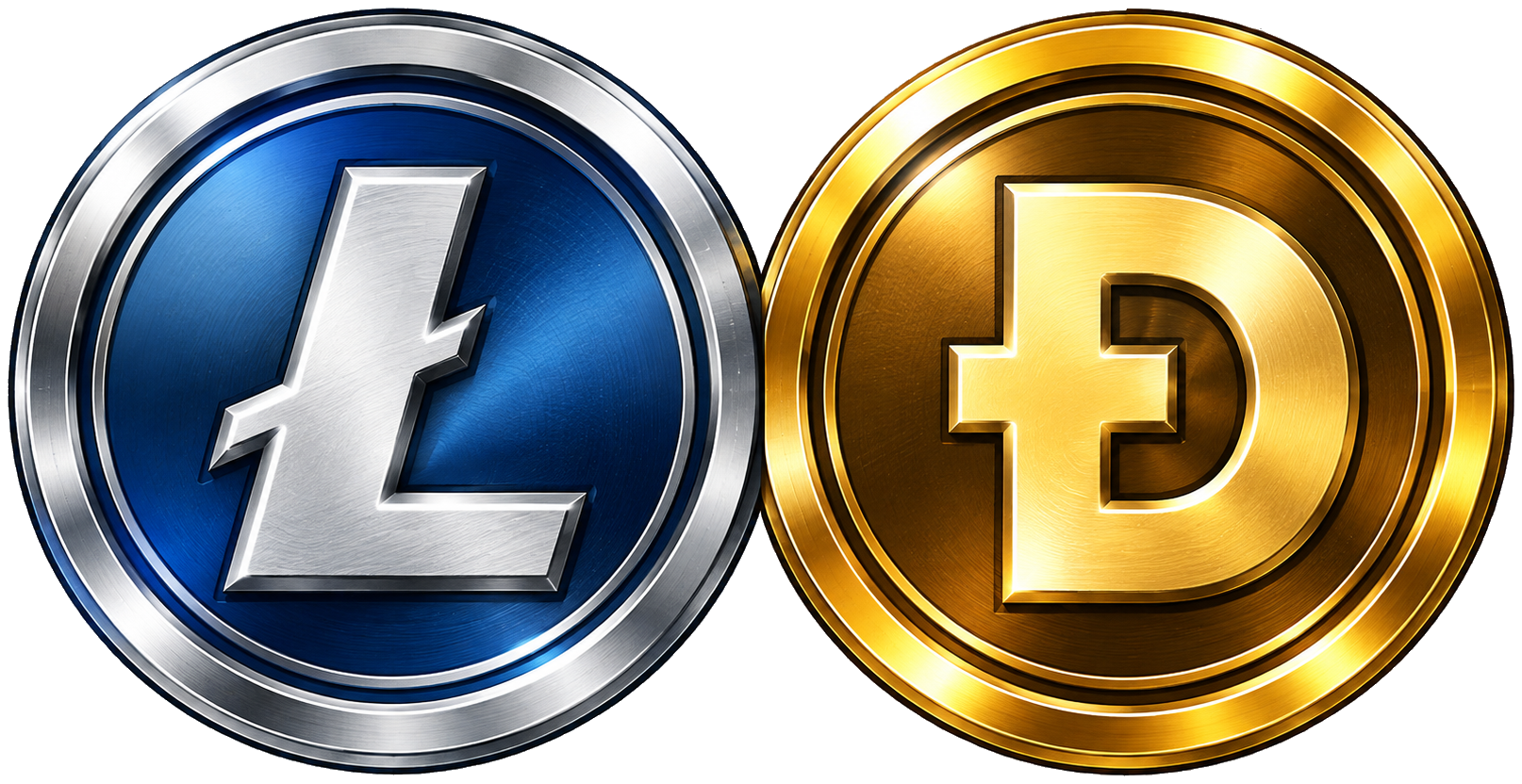 Litecoin and Dogecoin